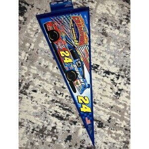 Jeff Gordon #24 2001 Champion Winston Cup NASCAR WinCraft Official Pennant 30”